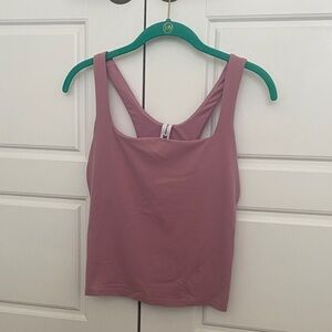 All in motion pink workout tank top with built in sports bra